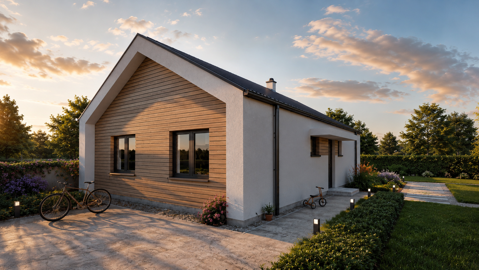 Na predaj 4 izbový rodinný dom 81m2 v projekte Medné House, LR